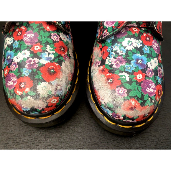 Dr. Martens Pascal Black Wild Poppy US 6 EU 37 UK 4‎ 1460 Boot VTG Floral Docs - Picture 5 of 13